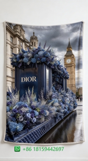 Dior Throw Blankets